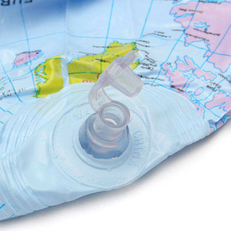 11" Inflatable World Globe