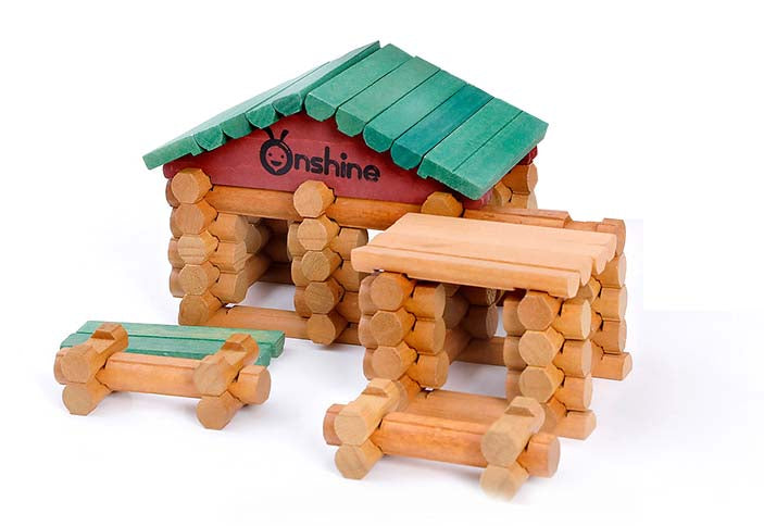 Onshine - Wooden Puzzle House Set