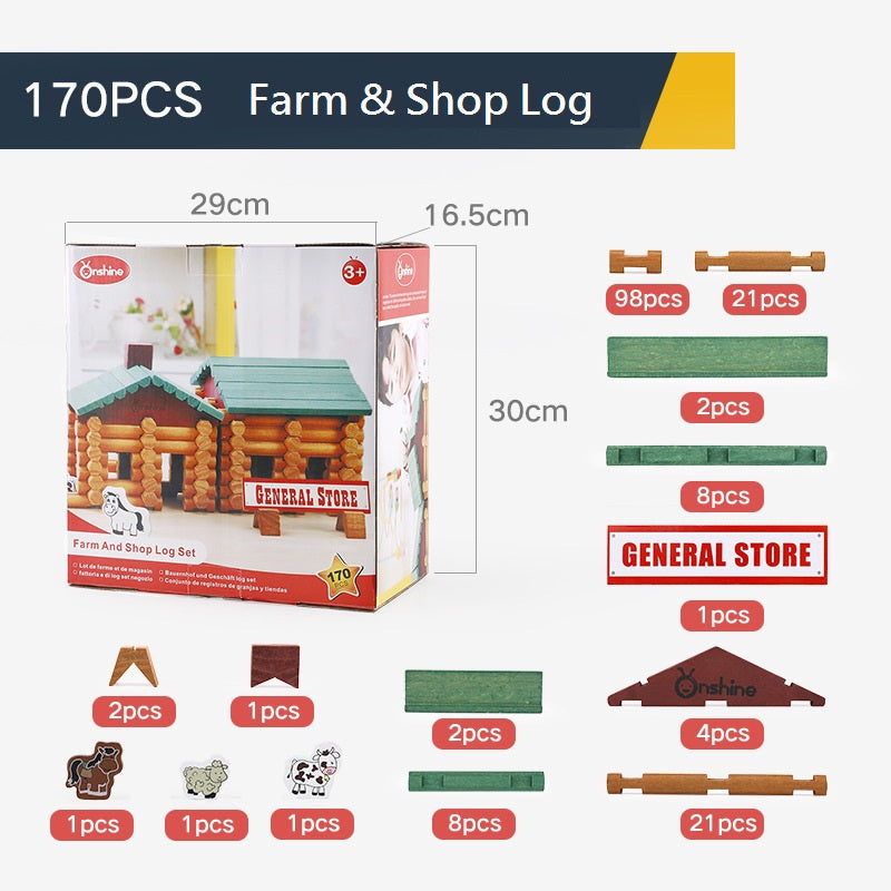 Onshine - Wooden Puzzle House Set