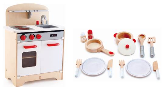 Hape - Wooden White Gourmet Kitchen