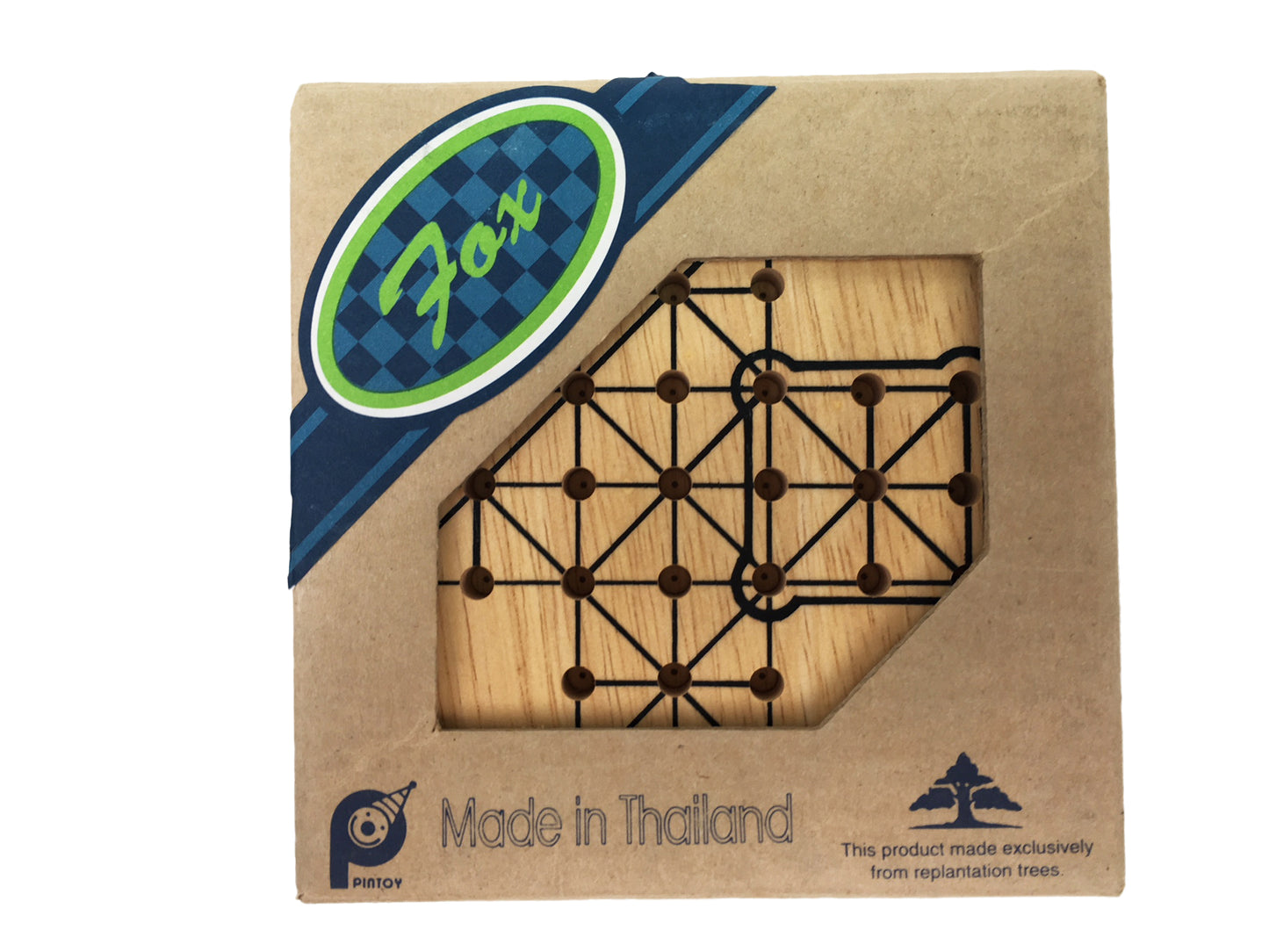 Wooden Mini Game - Fox & Geese