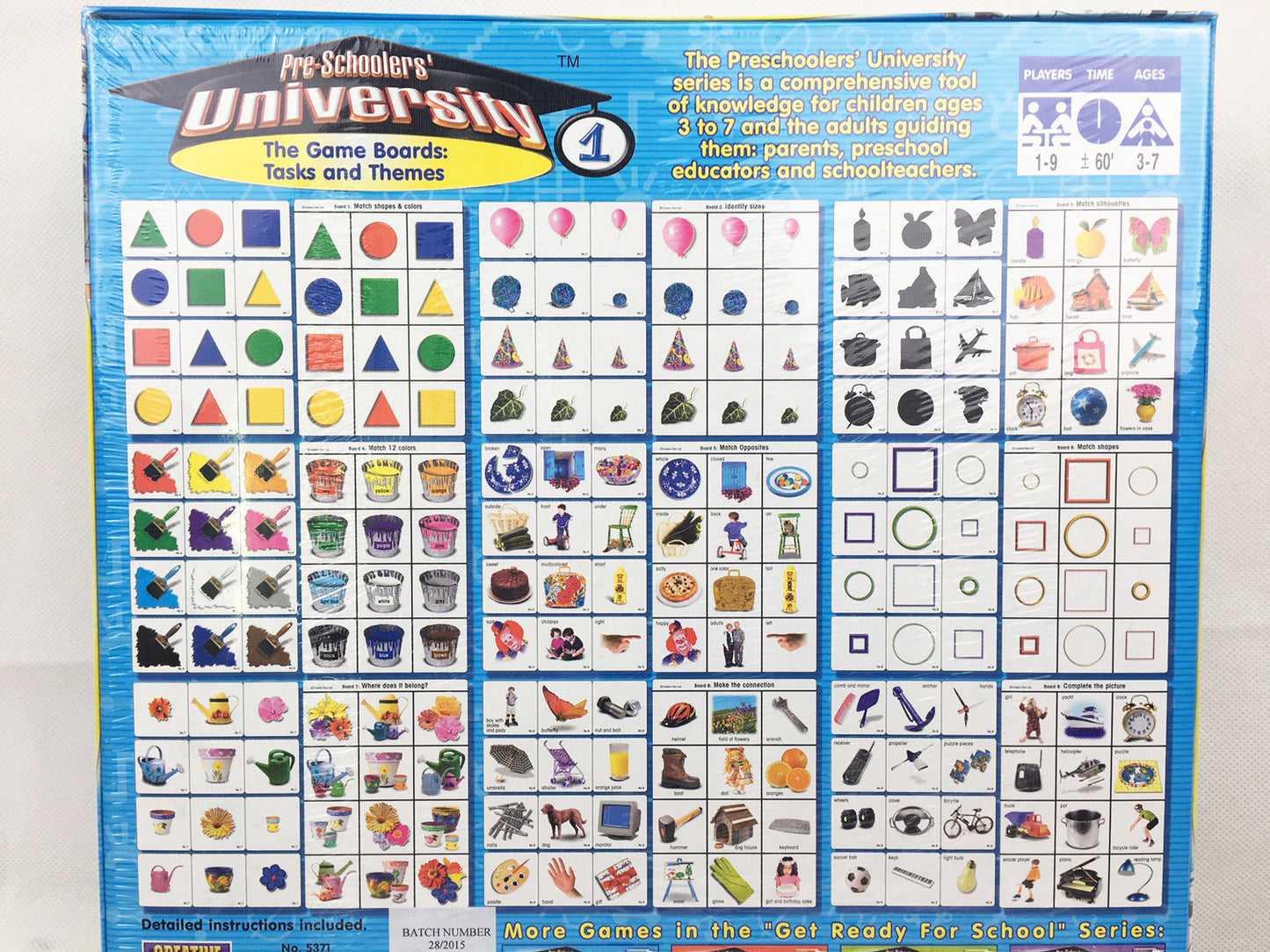 Pre-Schoolers University 1