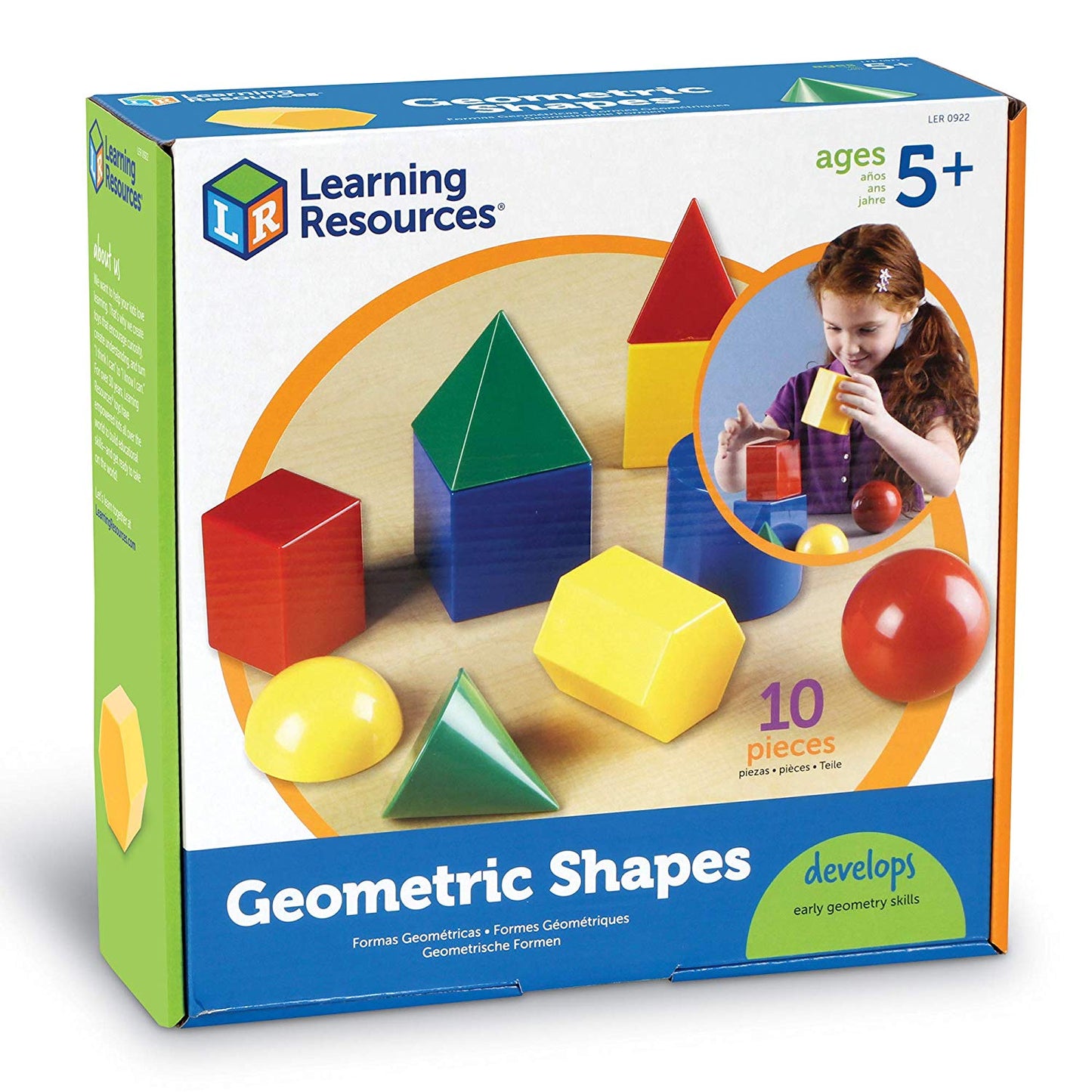 Large Plastic Geo Solids (Set-10)