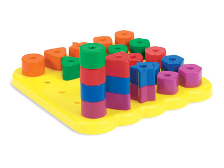 Stacking Shapes Pegboard