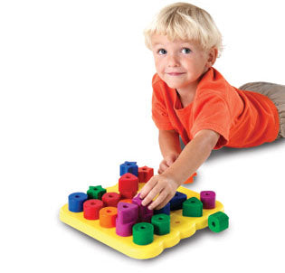 Stacking Shapes Pegboard