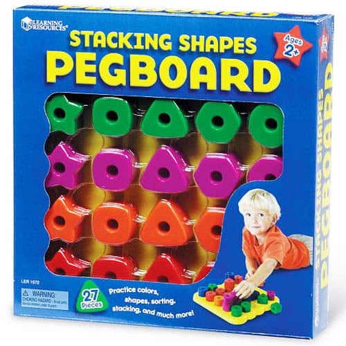 Stacking Shapes Pegboard