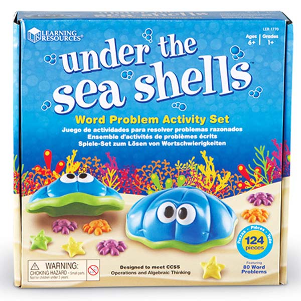 Under the Sea Shells Word Problem Activity Set