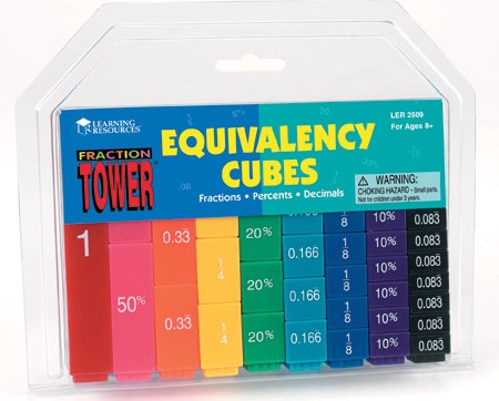Fraction Tower® Cubes: Equivalency Set
