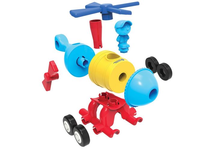 1-2-3 Build It!™ Rocket-Train-Helicopter