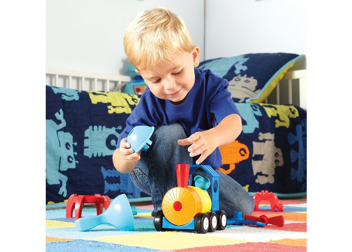 1-2-3 Build It!™ Rocket-Train-Helicopter