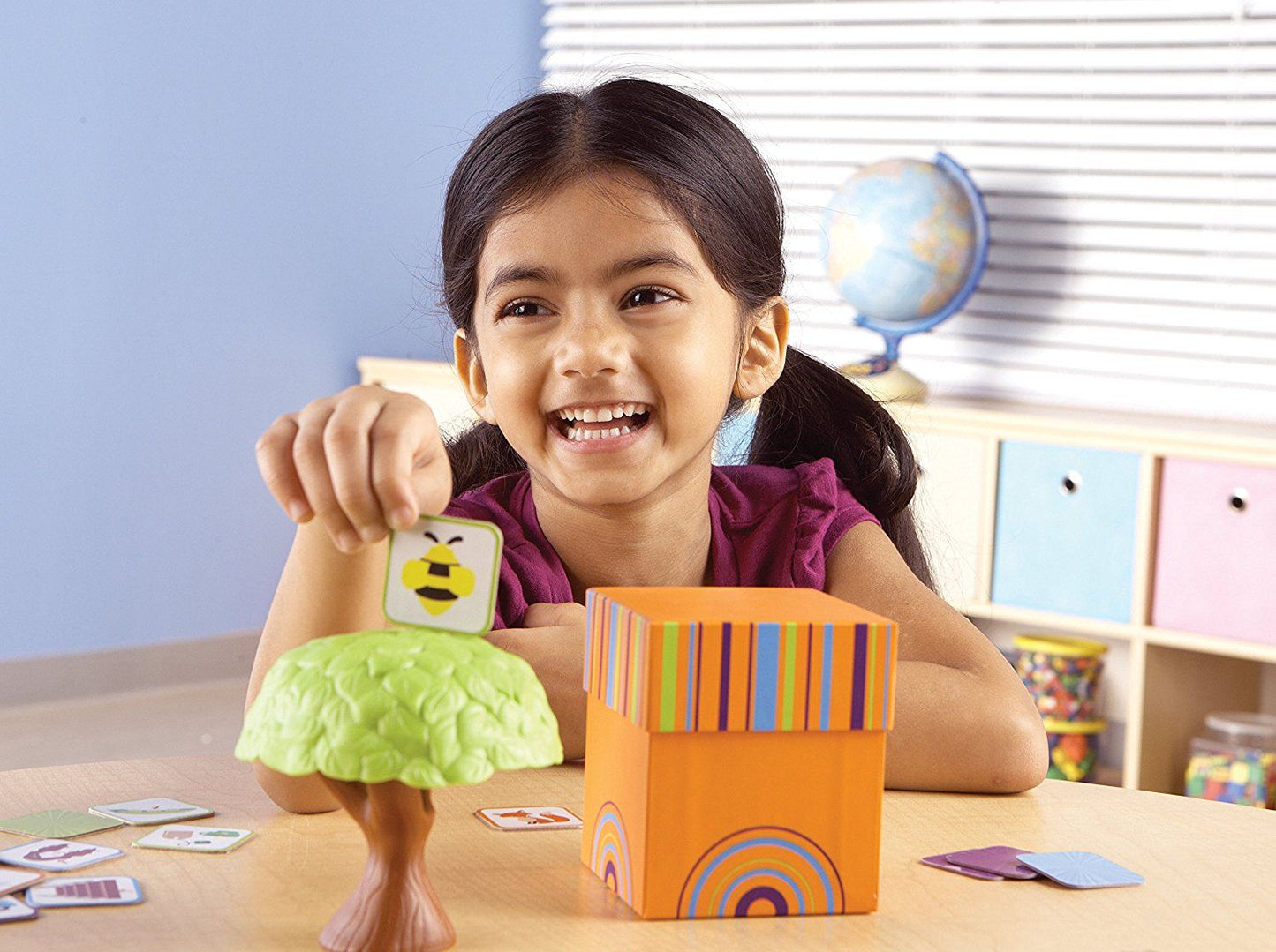 Fox in the Box Positional Words Activity Set
