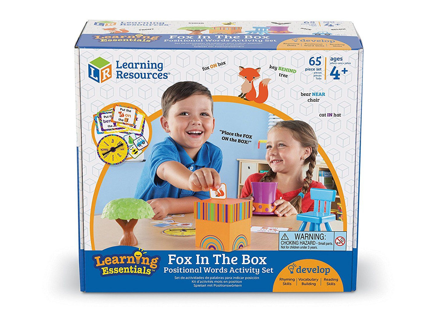 Fox in the Box Positional Words Activity Set