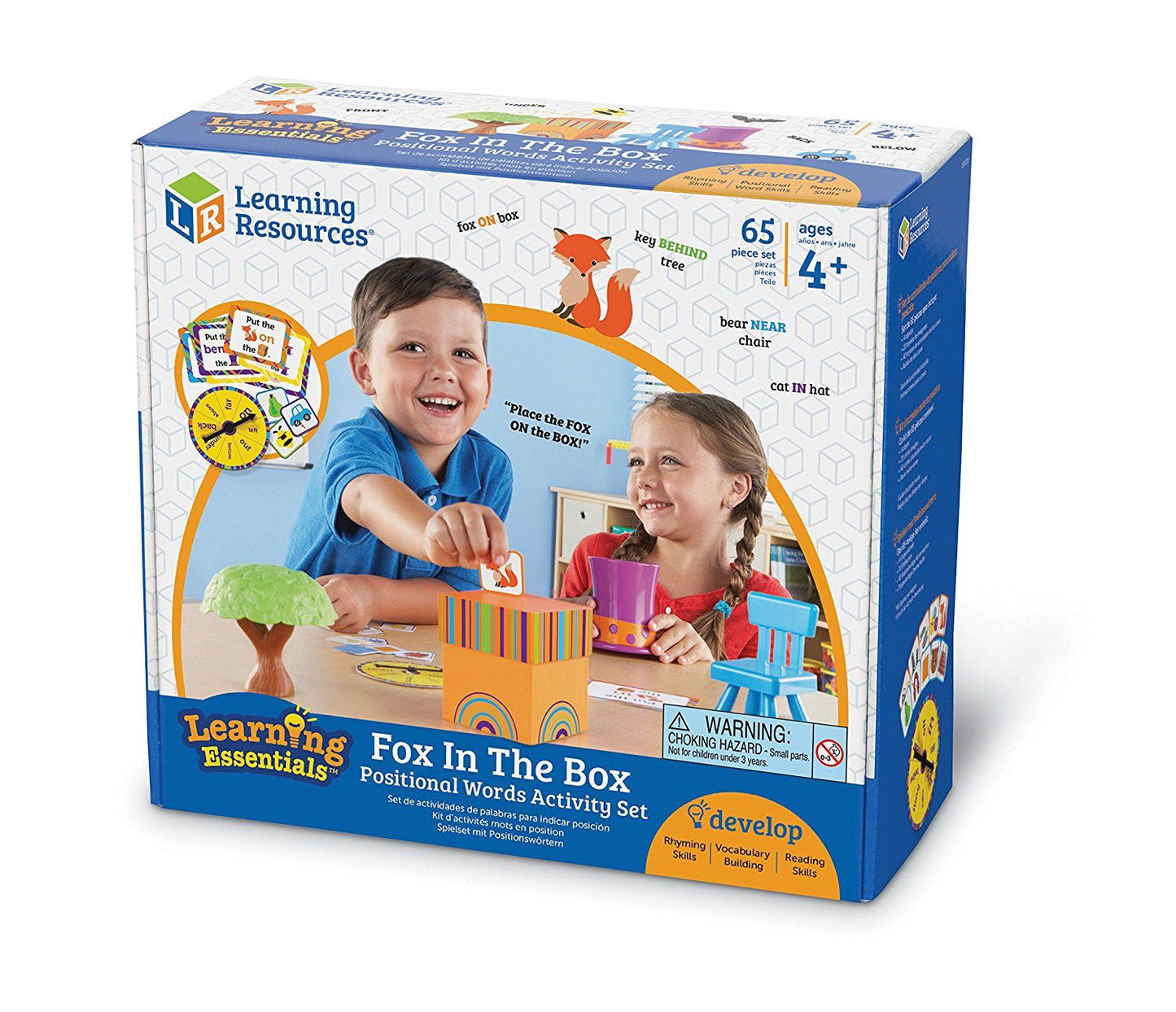 Fox in the Box Positional Words Activity Set