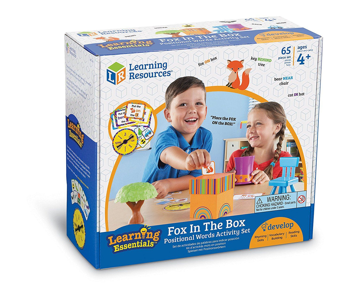 Fox in the Box Positional Words Activity Set