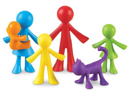 All About Me - Family Counters, Set of 72