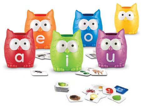 Vowel Owls - Sorting Set