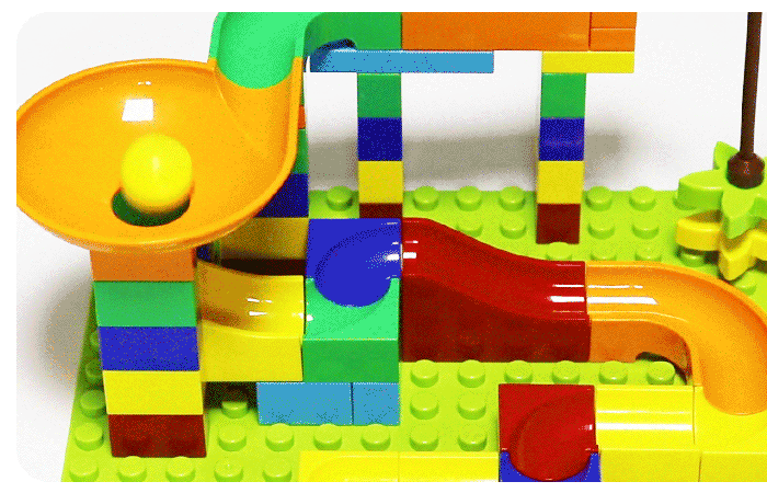 Marble Run Ball Track Building Blocks (175pcs)