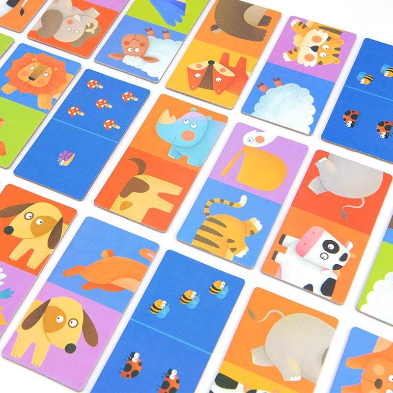 Mideer - Domino Puzzle Zoo Pals