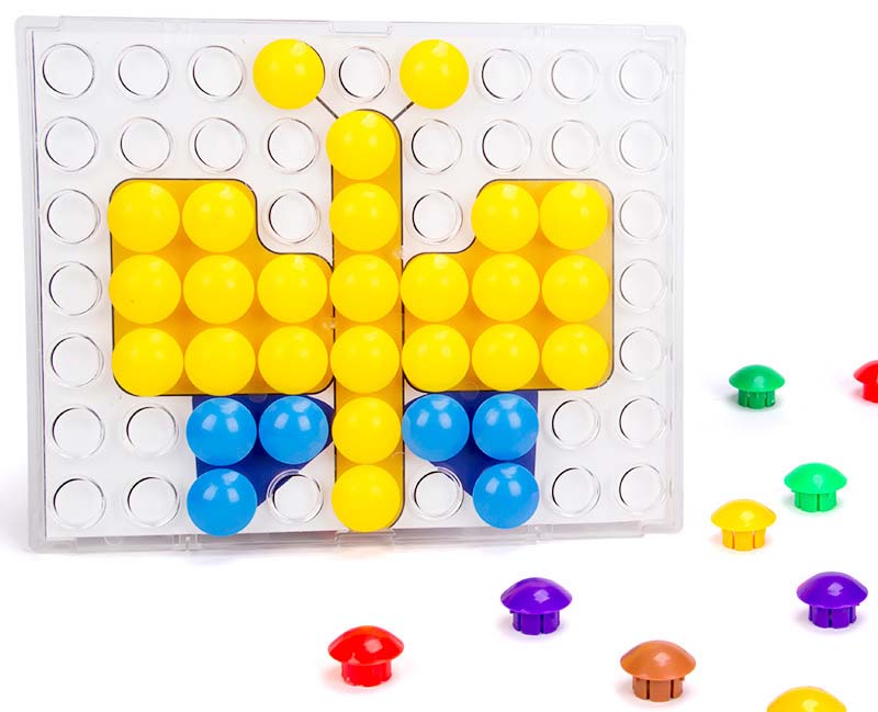 Large Pegs Mosaic Puzzle