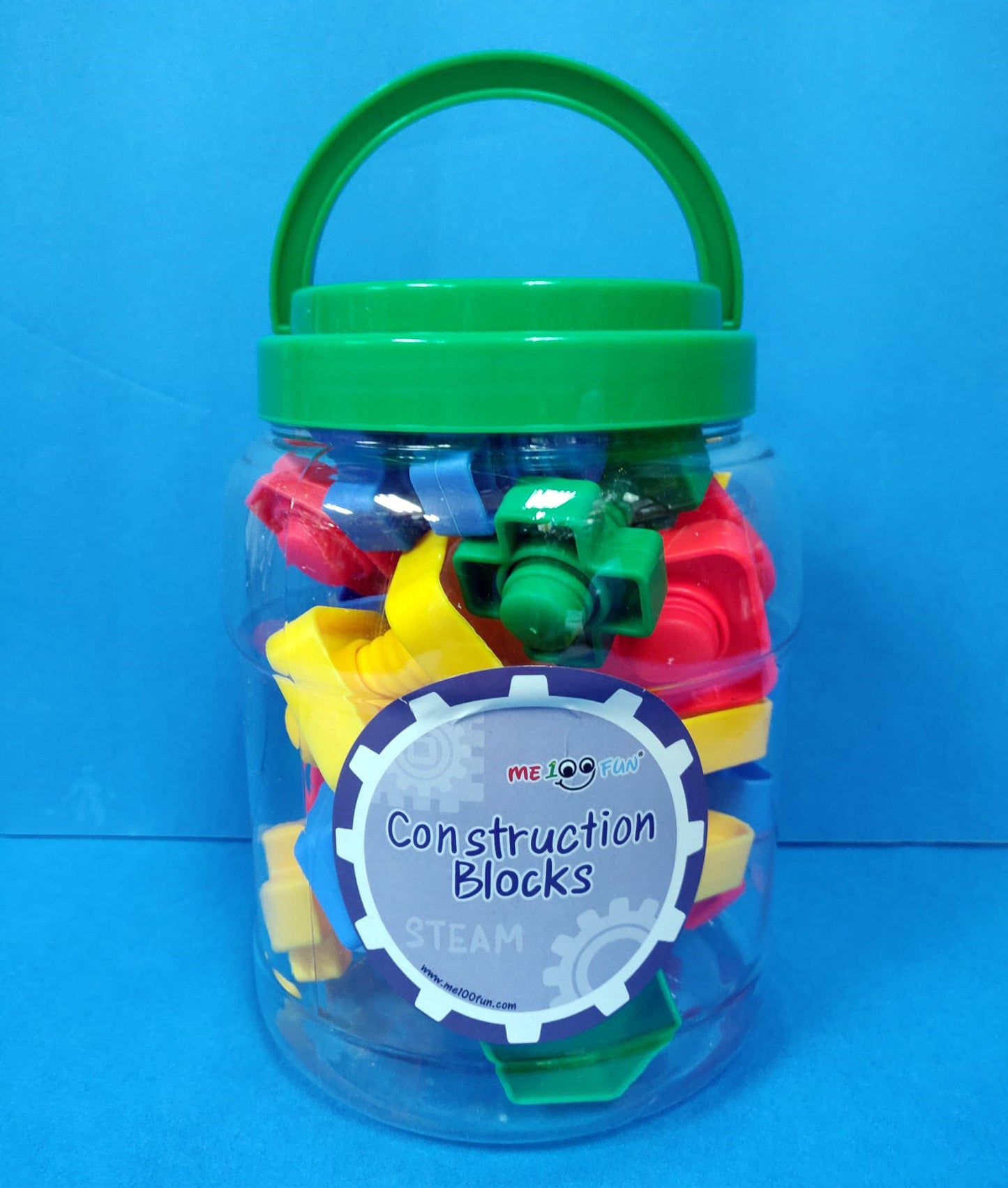 32 pcs Jumbo Nuts and Bolts in a bucket (New)
