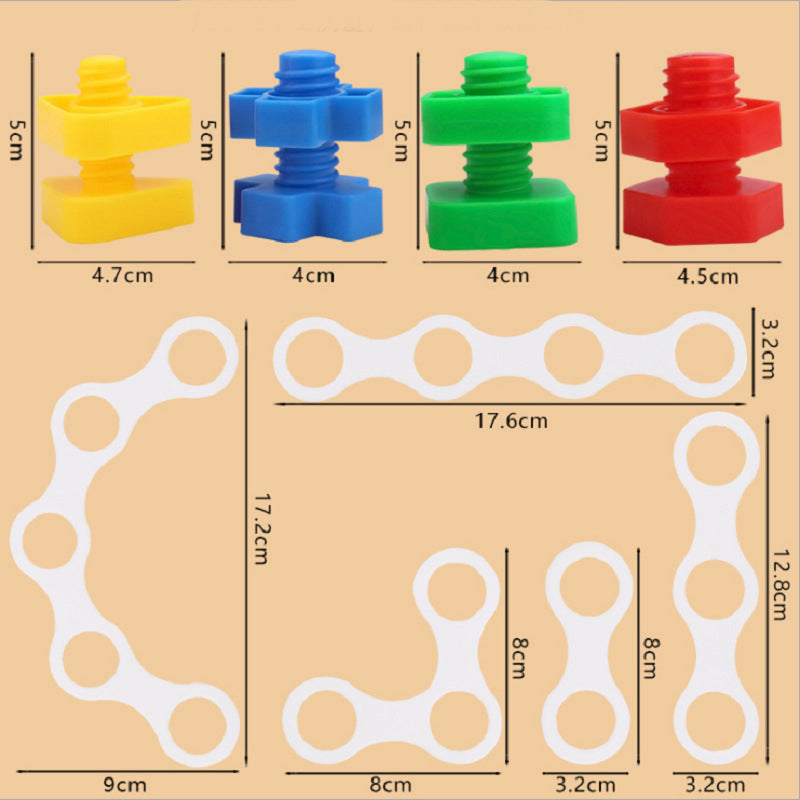 Medium Nuts and Bolts Construction Blocks