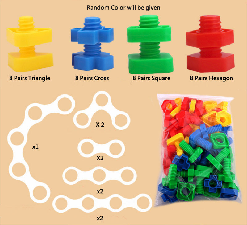 Medium Nuts and Bolts Construction Blocks