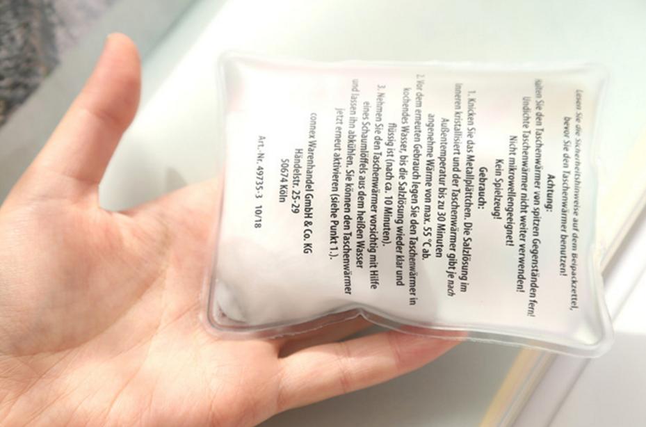 Reusable Click Heat Pocket warmer