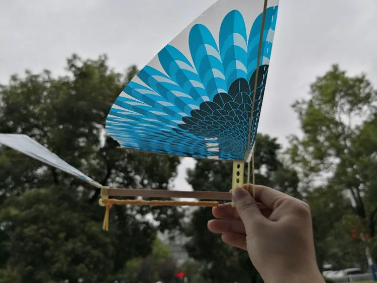 Rubber Band Powered Flapper Flying Bird