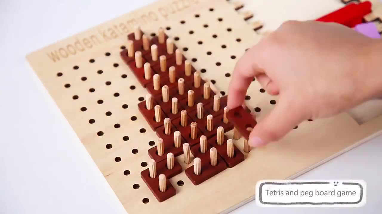 Wooden Multifunctional Tetris