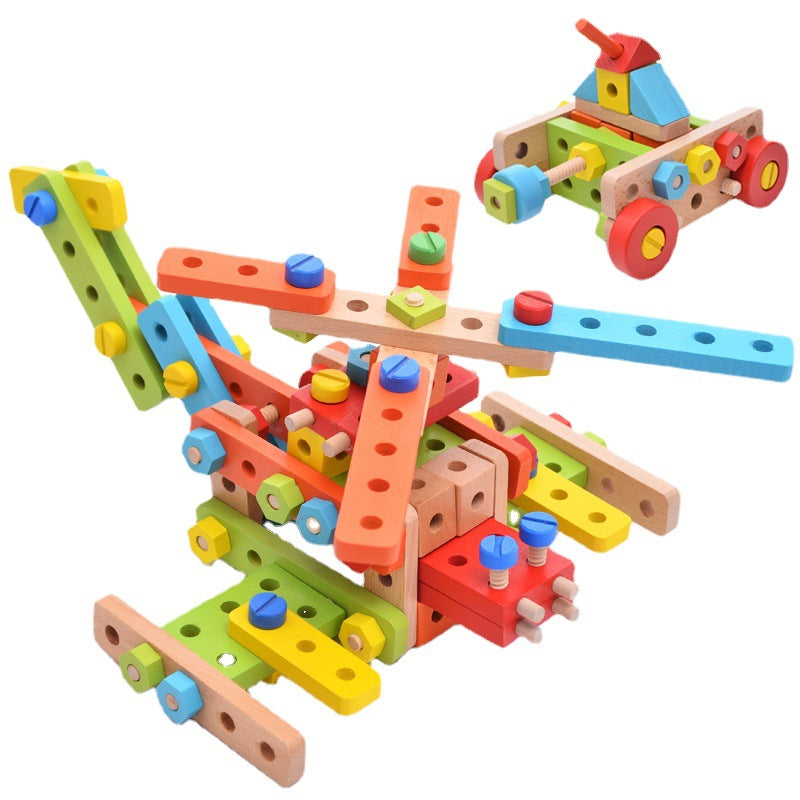Wooden Nut Sets (138 Pcs)