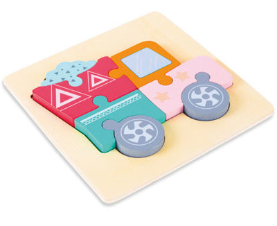 3D Wooden Cartoon Puzzle
