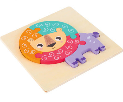 3D Wooden Cartoon Puzzle
