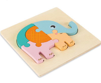 3D Wooden Cartoon Puzzle