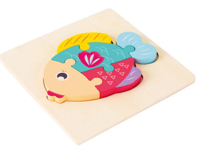 3D Wooden Cartoon Puzzle
