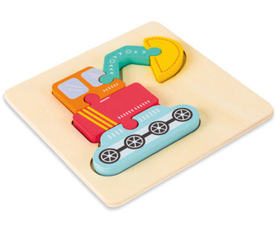 3D Wooden Cartoon Puzzle
