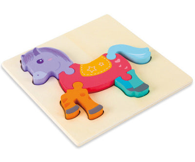 3D Wooden Cartoon Puzzle