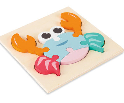 3D Wooden Cartoon Puzzle