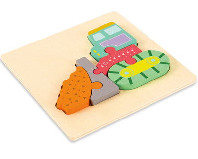 3D Wooden Cartoon Puzzle