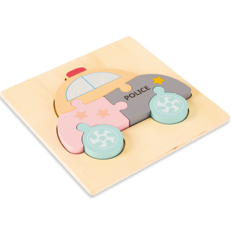 3D Wooden Cartoon Puzzle