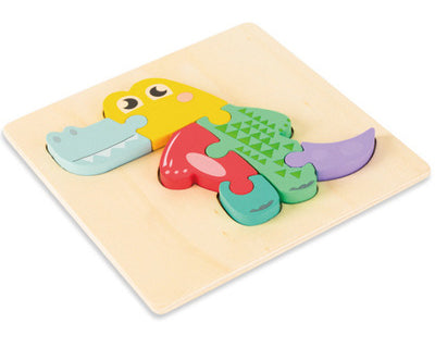 3D Wooden Cartoon Puzzle