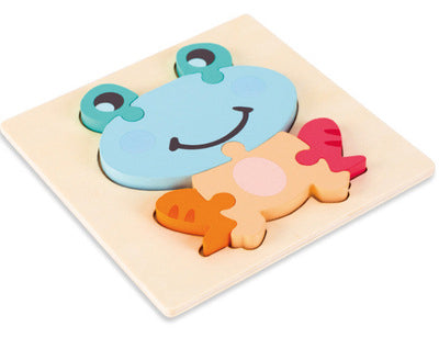 3D Wooden Cartoon Puzzle