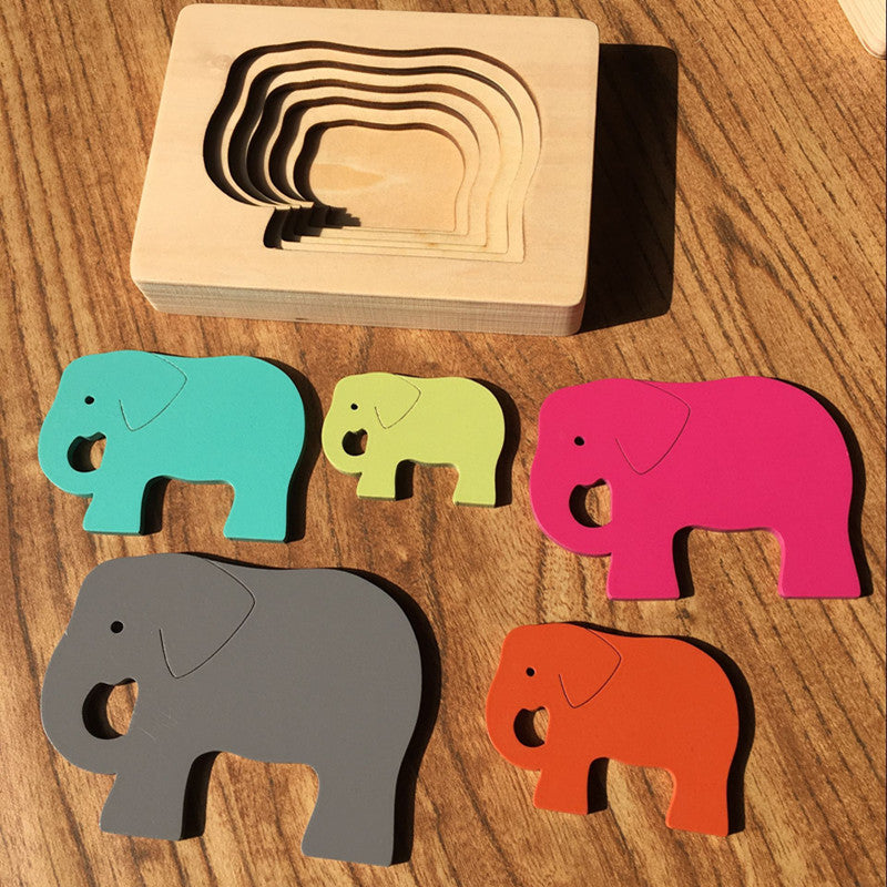Wooden Multi-layer Puzzle
