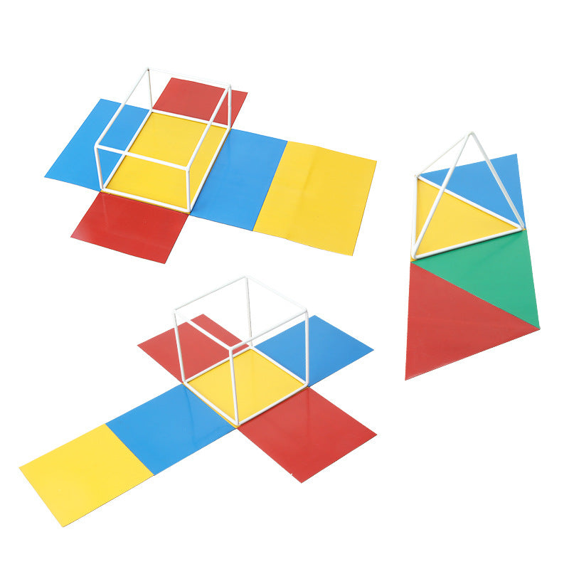 Magnetic Foldable Geometry 3 Pcs Set with Frame
