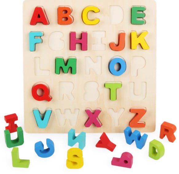 Rainbow Number Alphabet Matching Board