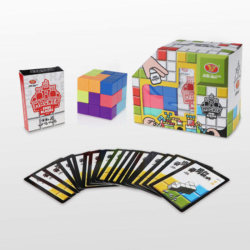 Magnet cube blocks