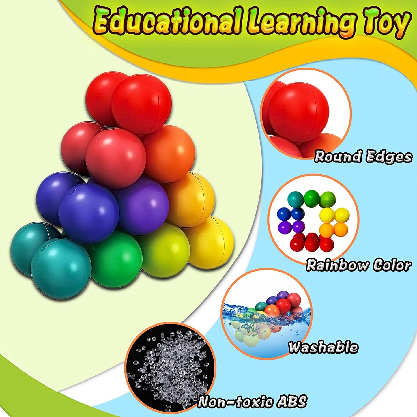 Rainbow Puzzle Ball