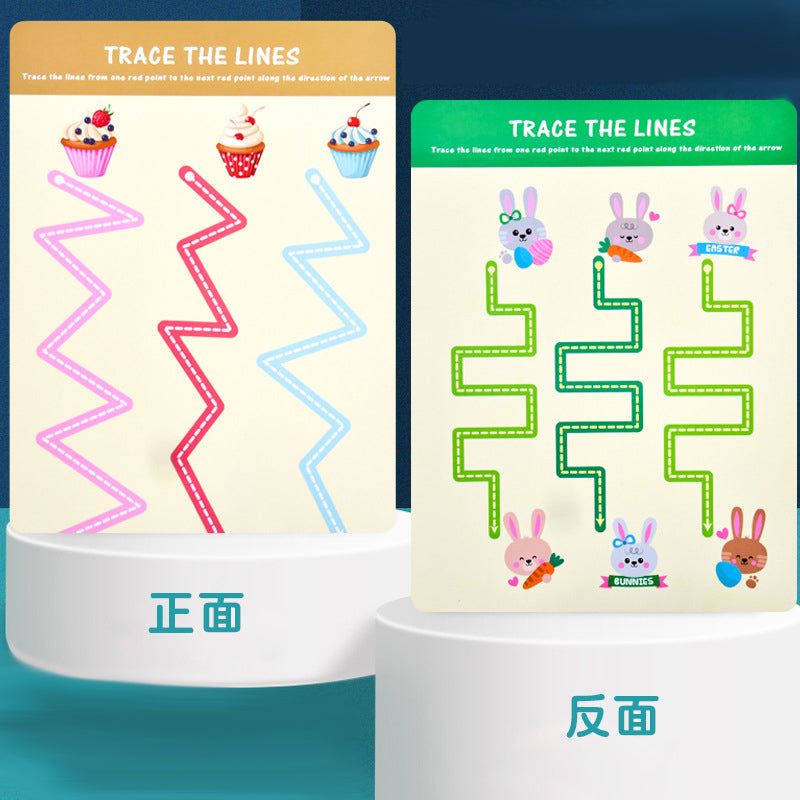 Drawing Line Time Wipe-clean Activity Book