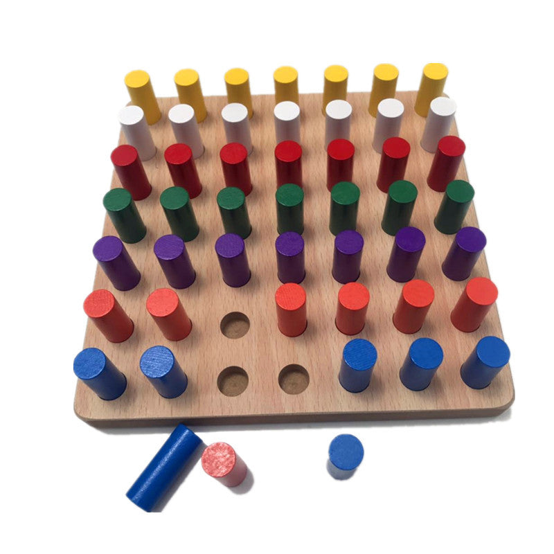 Wooden Stick Pegboard