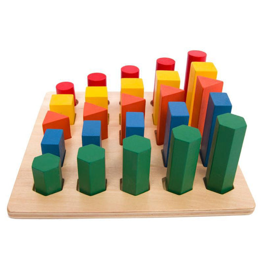 Montessori 5X5 Geometry Ladder