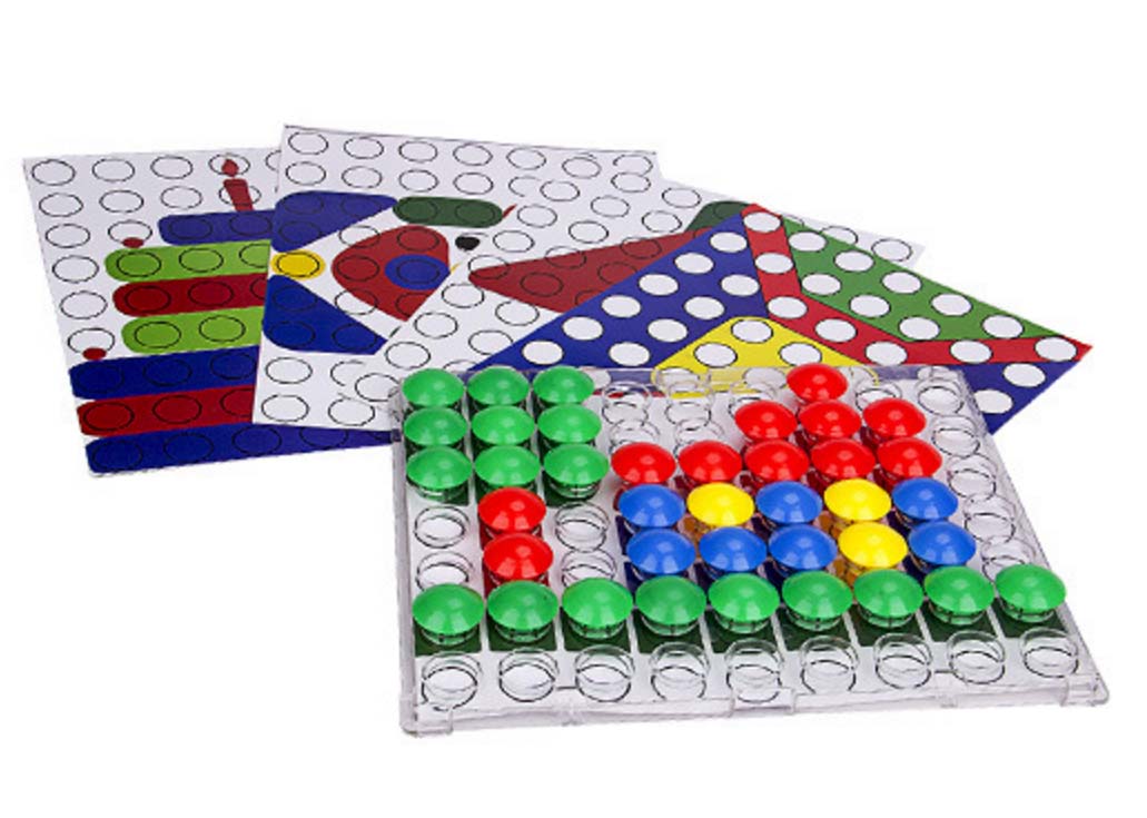 Large Pegs Mosaic Puzzle